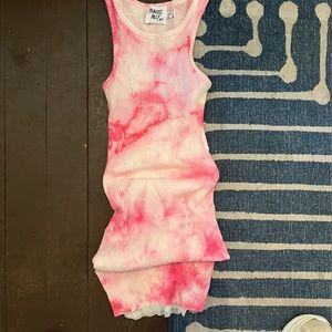 Princess Polly Tight Tye Dye mini dress XS